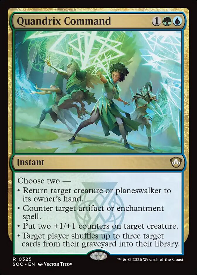 Quandrix Command, Secrets Of Strixhaven Commander Card Art