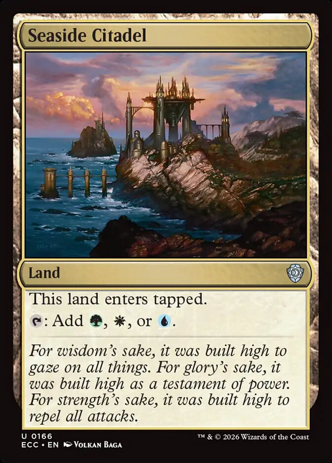 Seaside Citadel, Lorwyn Eclipsed Commander Card Art