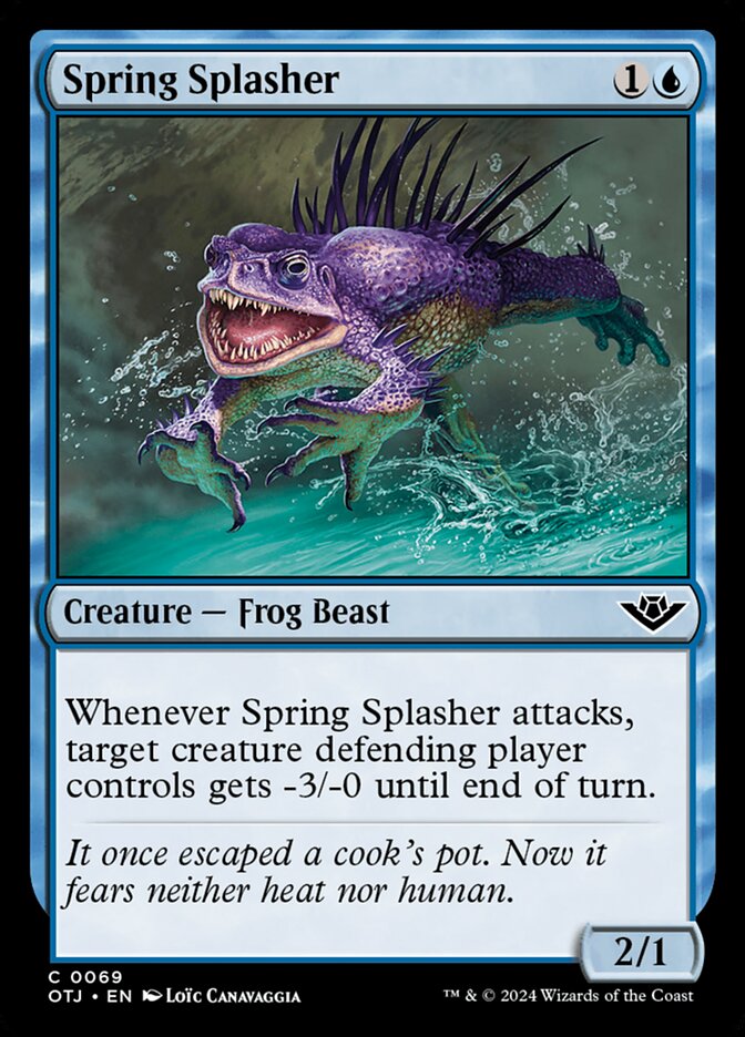 Spring Splasher, Outlaws of thunder junction Card Art