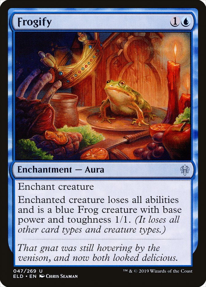 Frogify, Throne of eldraine Card Art