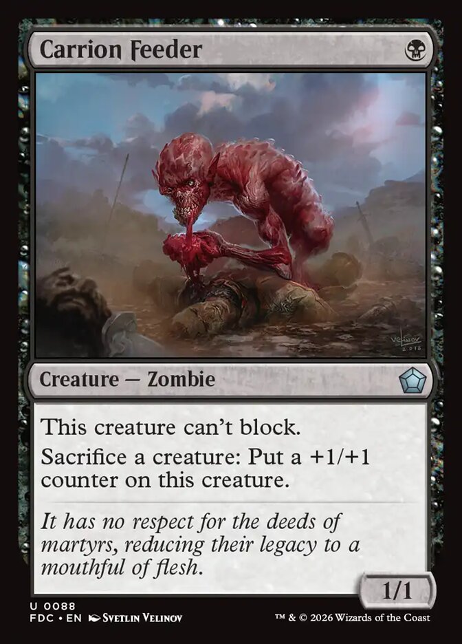 Carrion Feeder, Foundations Commander Card Art