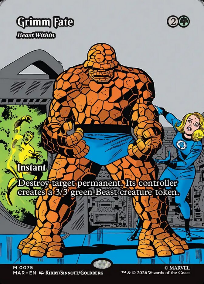 Beast Within, Marvel Universe Card Art