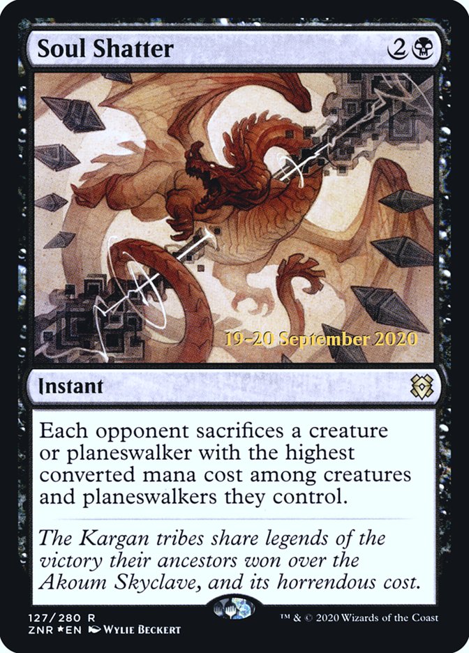 Soul Shatter, Zendikar rising promos Card Art