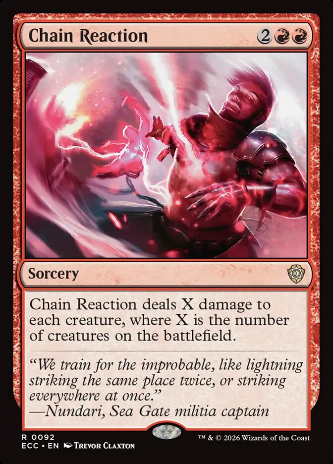 Chain Reaction, Lorwyn Eclipsed Commander Card Art