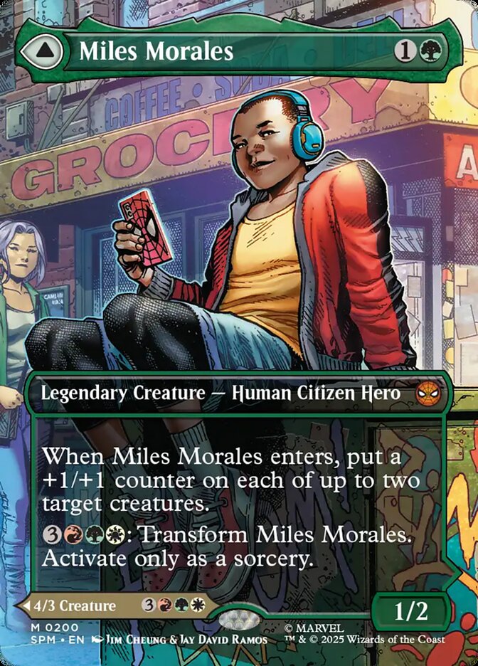 Miles Morales // Ultimate Spider-Man, Marvel'S Spider-Man Card Art