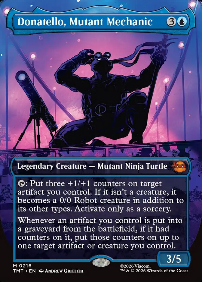 Donatello, Mutant Mechanic, Teenage Mutant Ninja Turtles Card Art