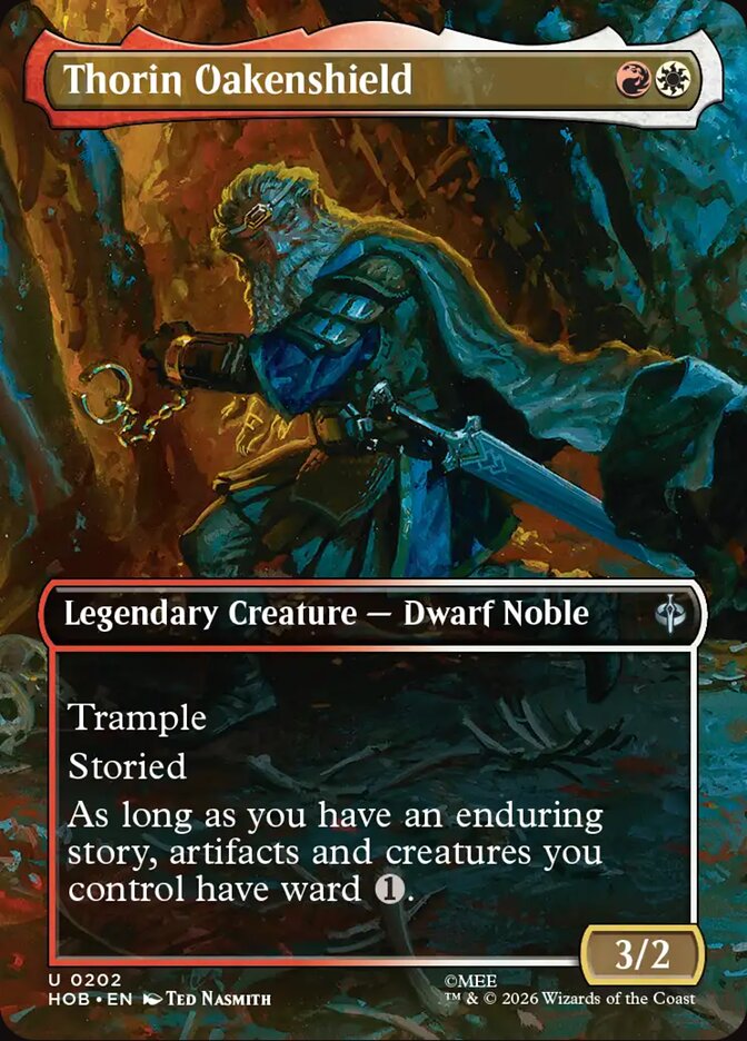 Thorin Oakenshield, The Hobbit Card Art