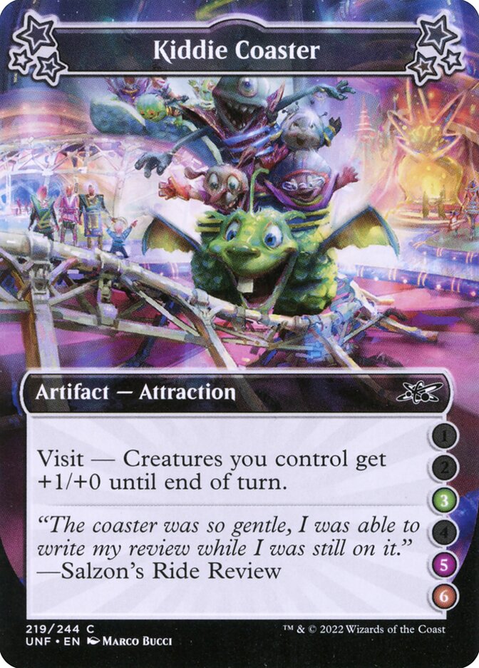 Kiddie Coaster, Unfinity Card Art