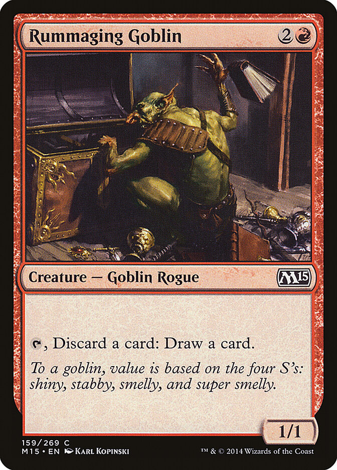 Rummaging Goblin, Magic 2015 Card Art