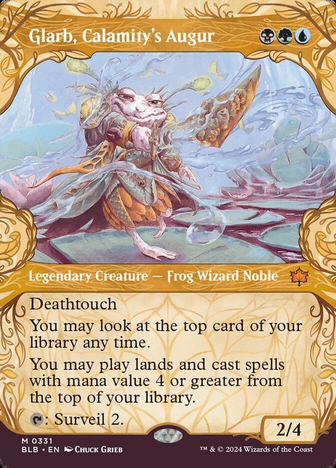 Glarb, Calamity's Augur, Bloomburrow Card Art