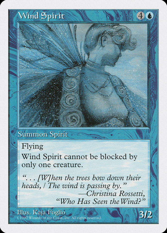 Wind Spirit, Fifth edition Card Art