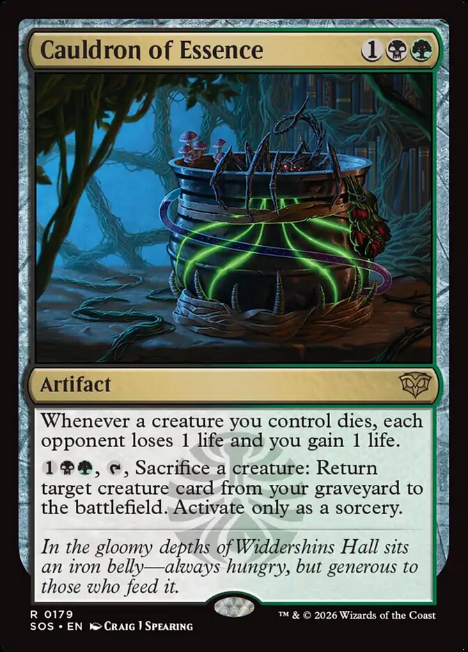 Cauldron of Essence, Secrets Of Strixhaven Card Art