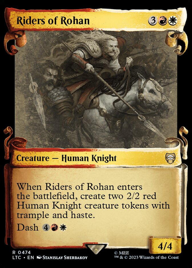 Riders of Rohan, Tales Of Middle-Earth Commander Card Art
