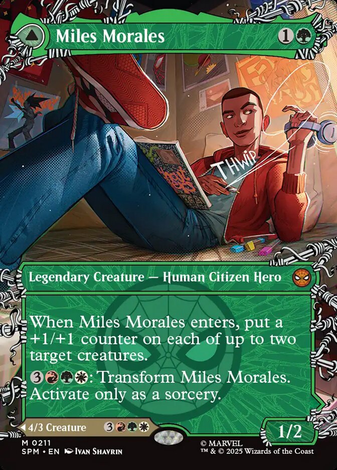 Miles Morales // Ultimate Spider-Man, Marvel'S Spider-Man Card Art