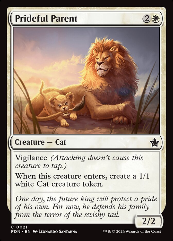 Prideful Parent, Foundations Card Art