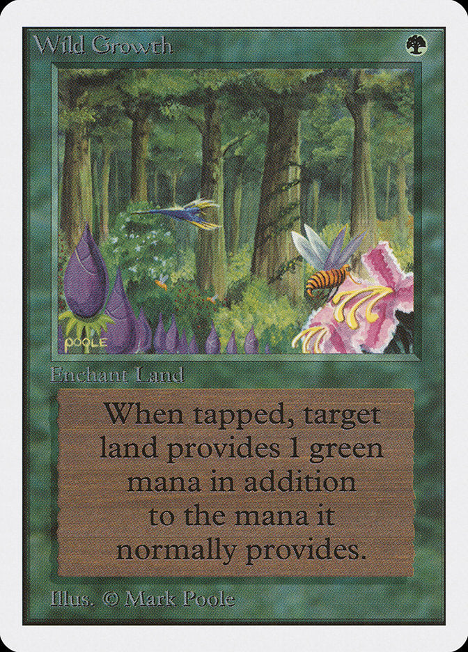 Wild Growth, Unlimited edition Card Art