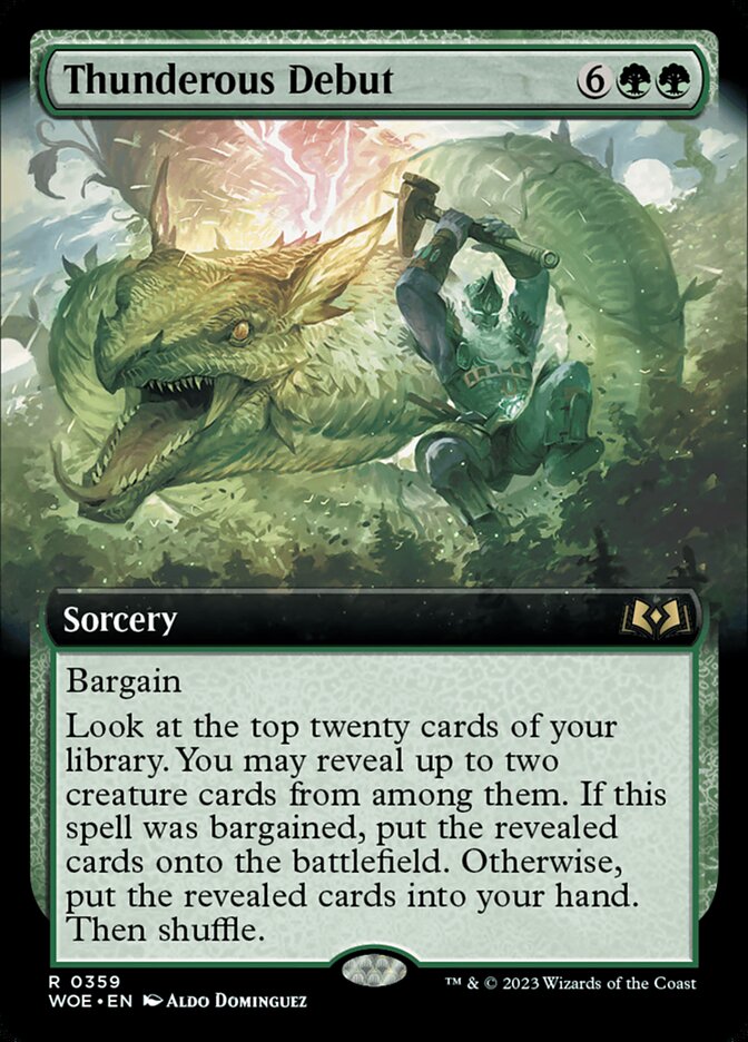 Thunderous Debut - Foil