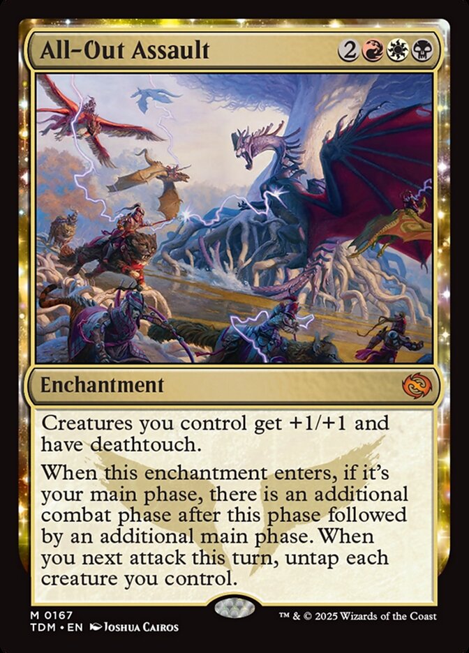 All-Out Assault, Tarkir: dragonstorm Card Art