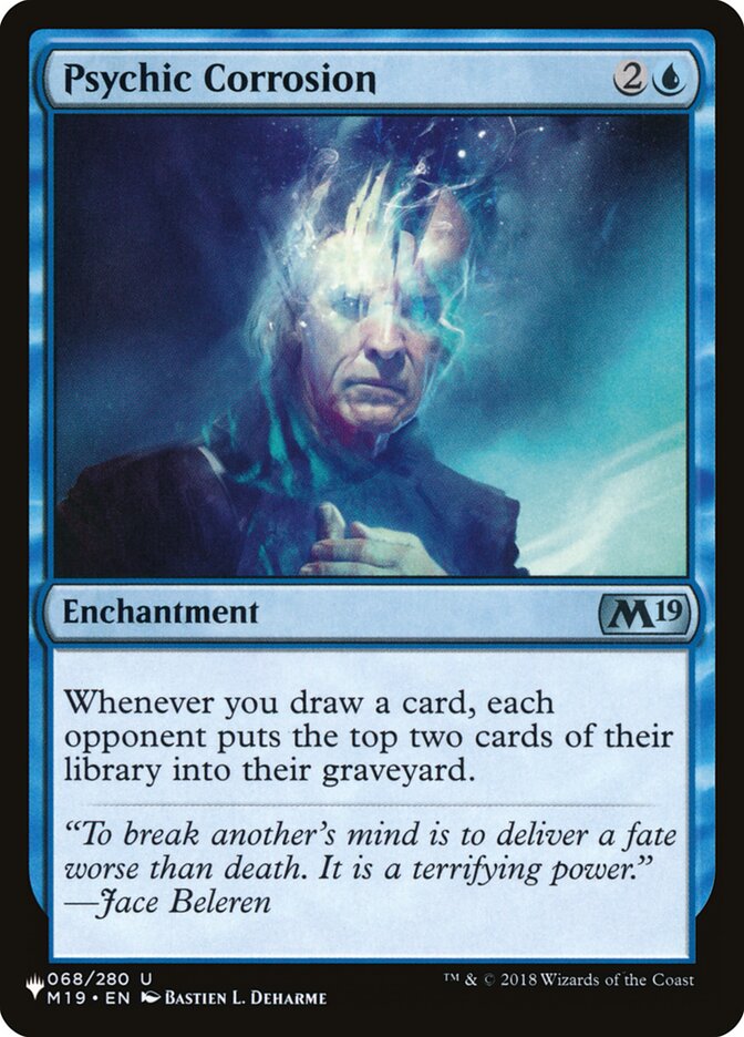 Psychic Corrosion, The List Card Art