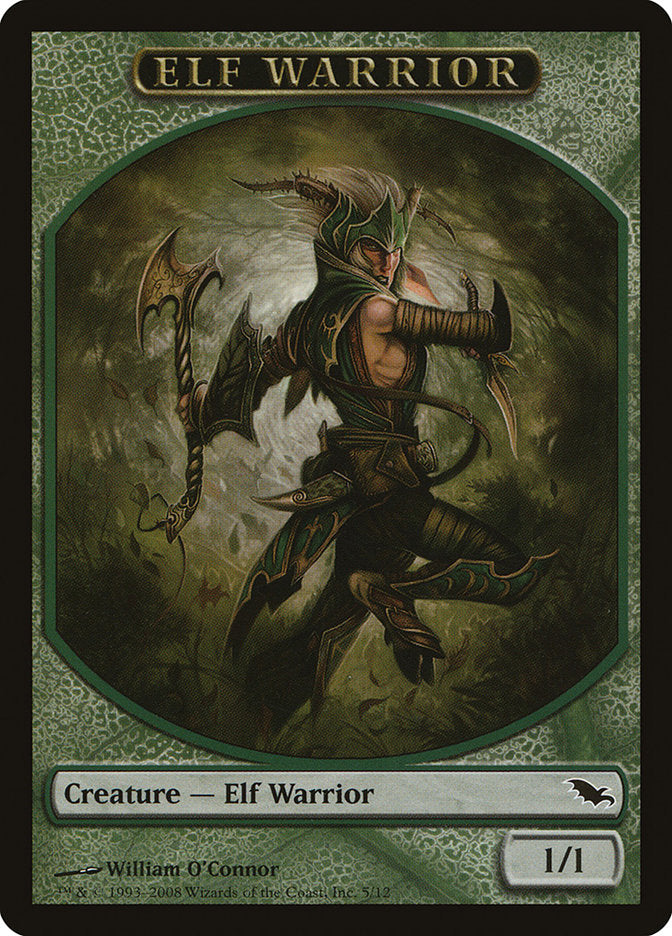 Elf Warrior, Shadowmoor Tokens Card Art