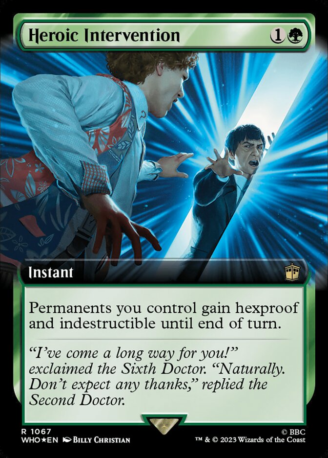 Heroic Intervention, Doctor Who Card Art