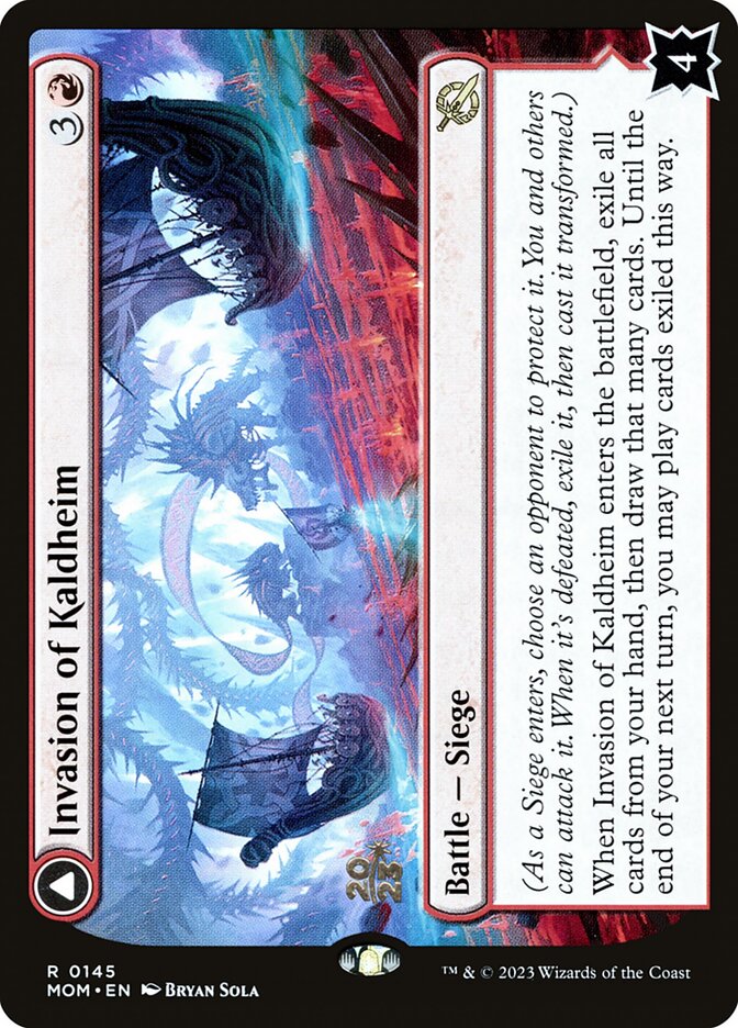 Invasion of Kaldheim // Pyre of the World Tree, March of the machine promos Card Art