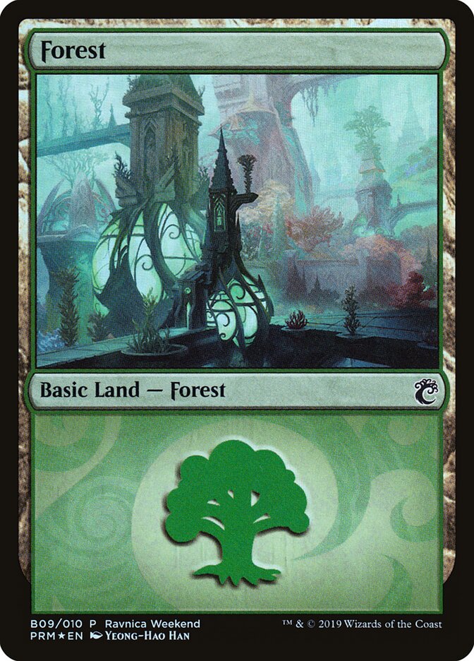 Forest, Rna Ravnica Weekend Card Art