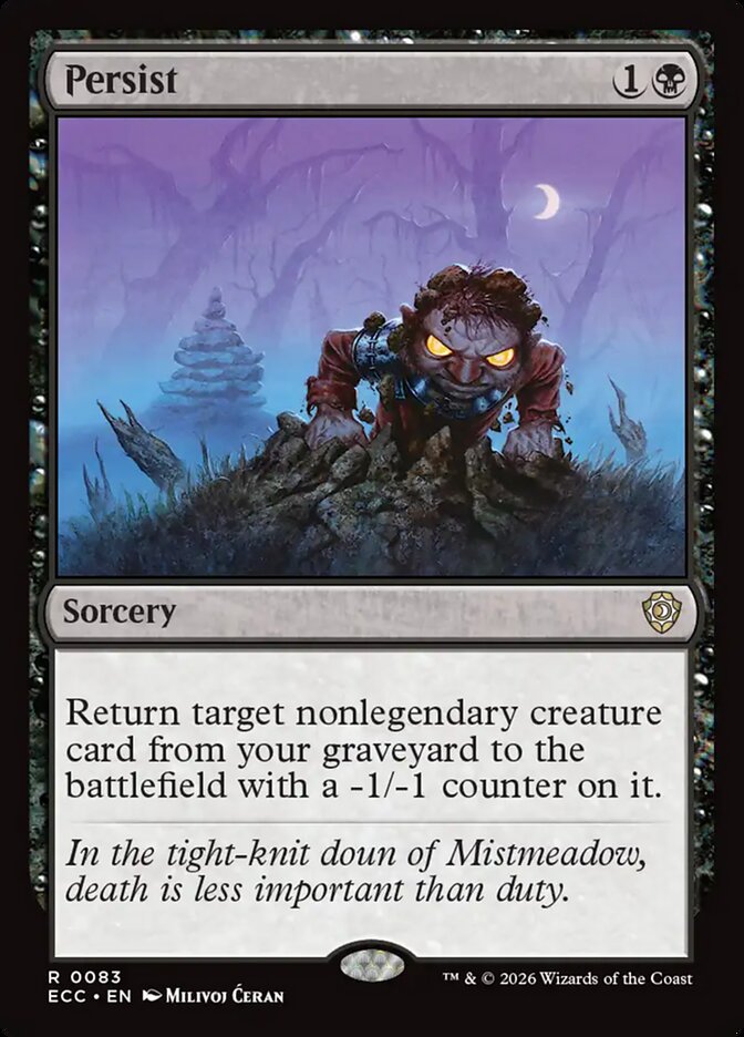 Persist, Lorwyn Eclipsed Commander Card Art