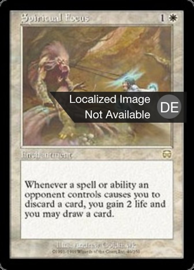 Spiritual Focus, Mercadian Masques Card Art