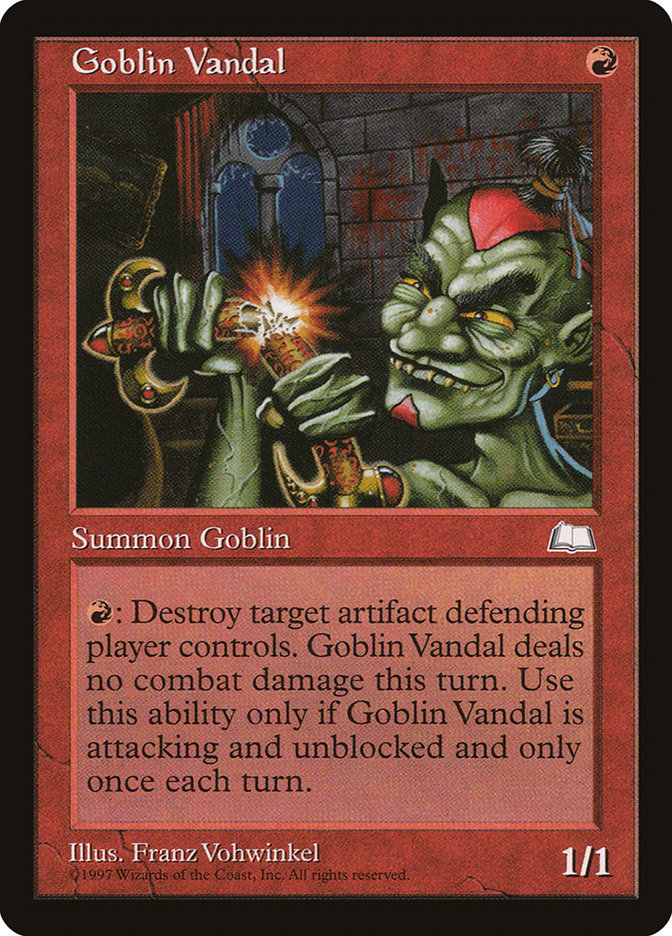 Goblin Vandal, Weatherlight Card Art