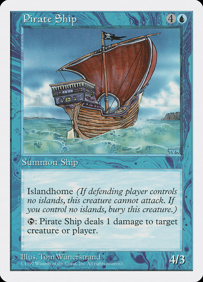 Pirate Ship, Fifth Edition Card Art