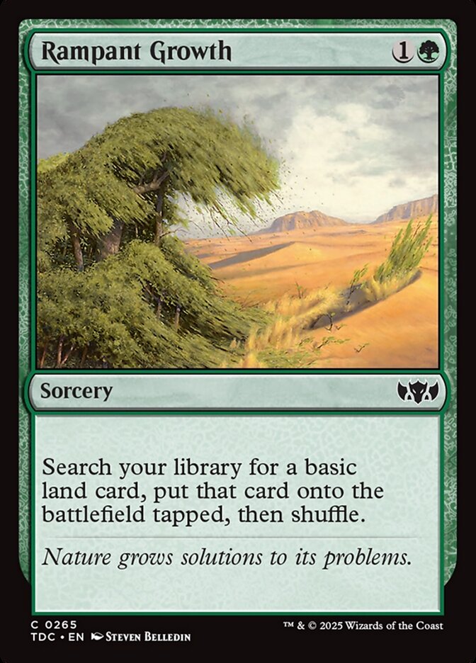 Rampant Growth, Tarkir: Dragonstorm Commander Card Art