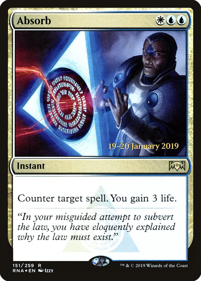 Absorb, Ravnica Allegiance Promos Card Art