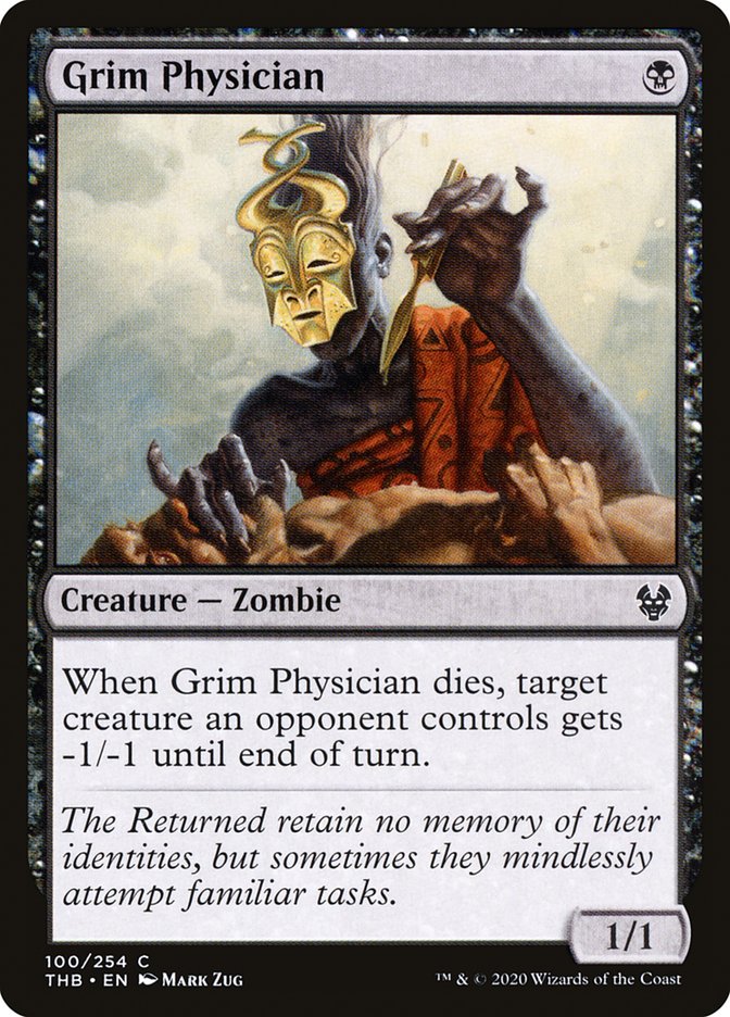 Grim Physician, Theros beyond death Card Art