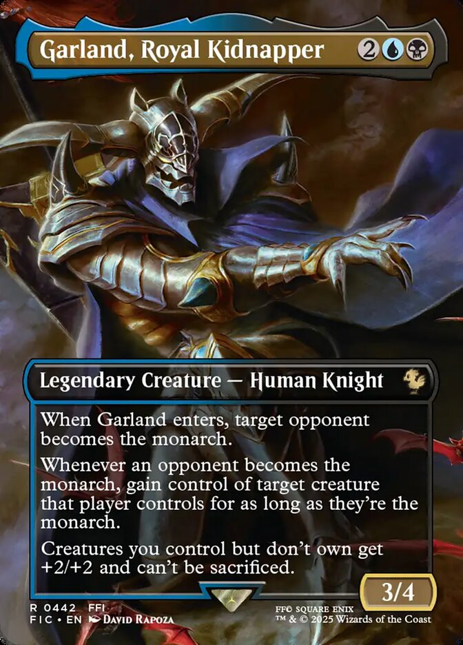 Garland, Royal Kidnapper, Final Fantasy Commander Card Art