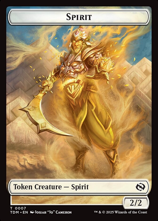 Spirit, Tarkir: dragonstorm tokens Card Art