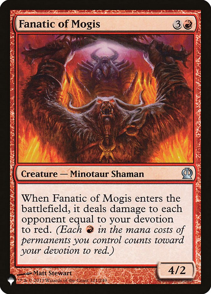 Fanatic of Mogis, The List Card Art