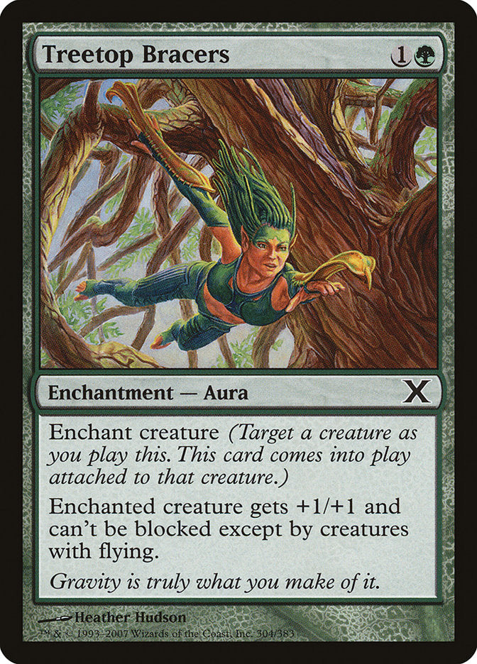 Treetop Bracers, Tenth edition Card Art
