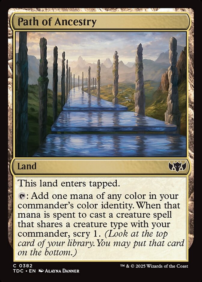 Path of Ancestry, Tarkir: Dragonstorm Commander Card Art