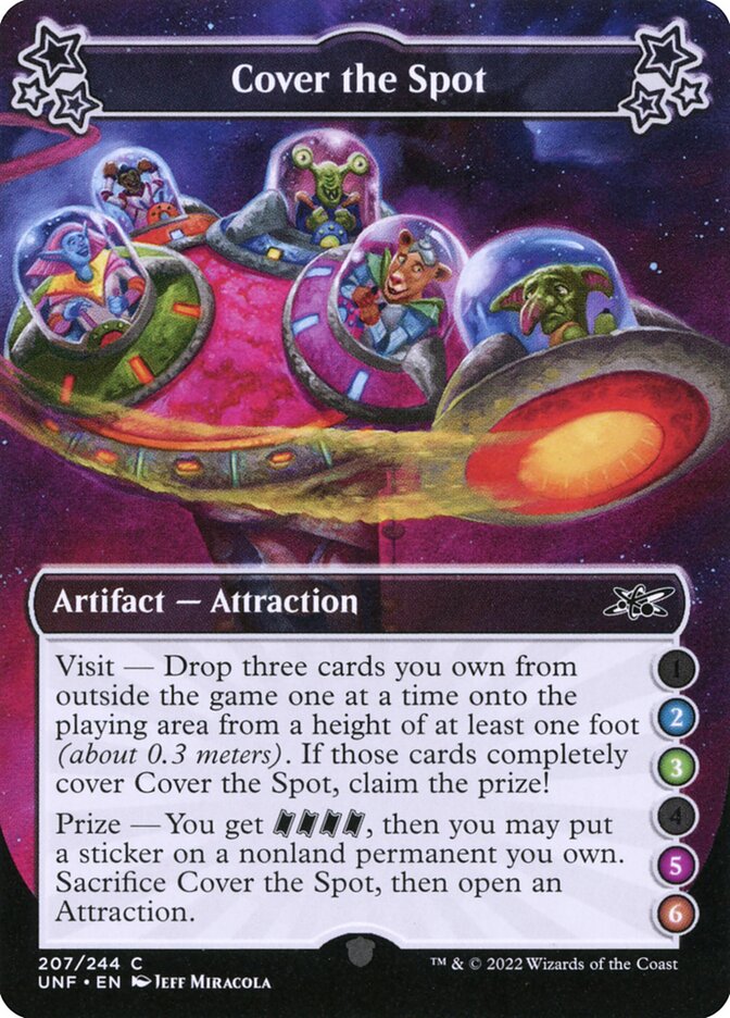Cover the Spot, Unfinity Card Art