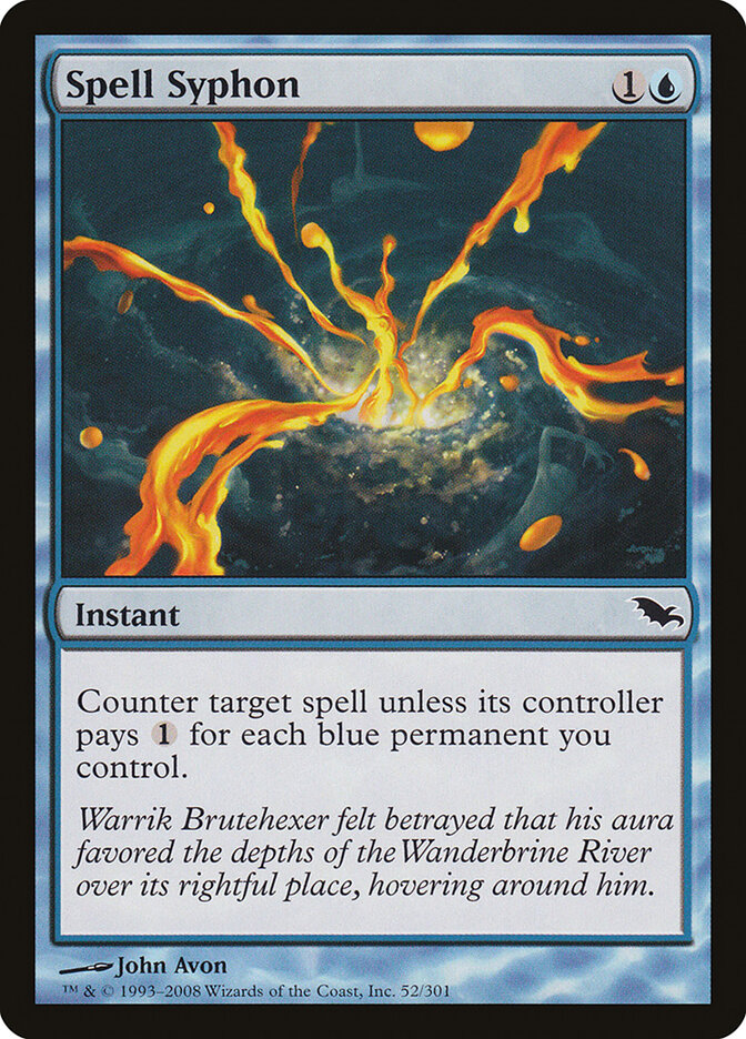 Spell Syphon, Shadowmoor Card Art