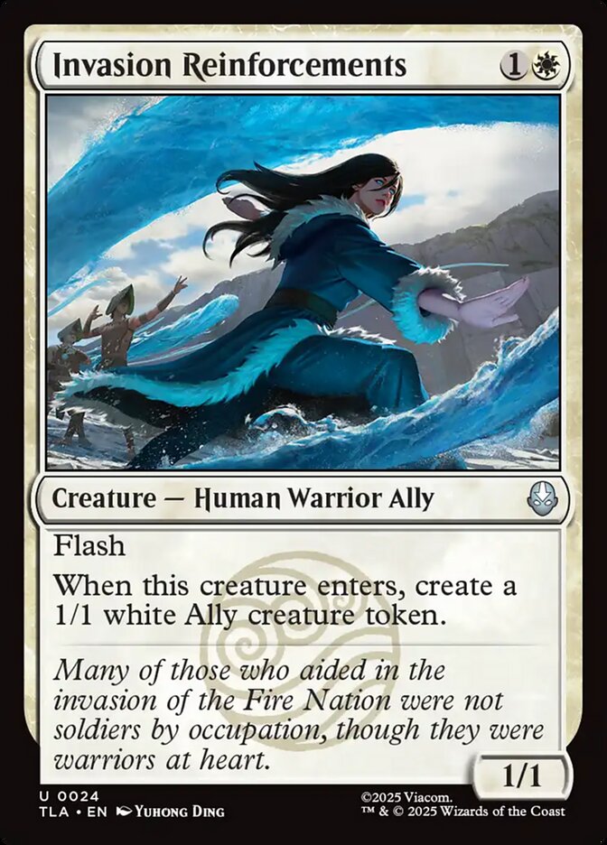 Invasion Reinforcements, Avatar: The Last Airbender Card Art