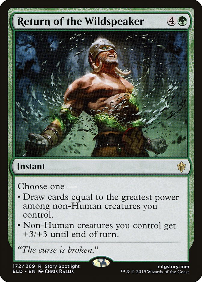 Return of the Wildspeaker, Throne of eldraine Card Art