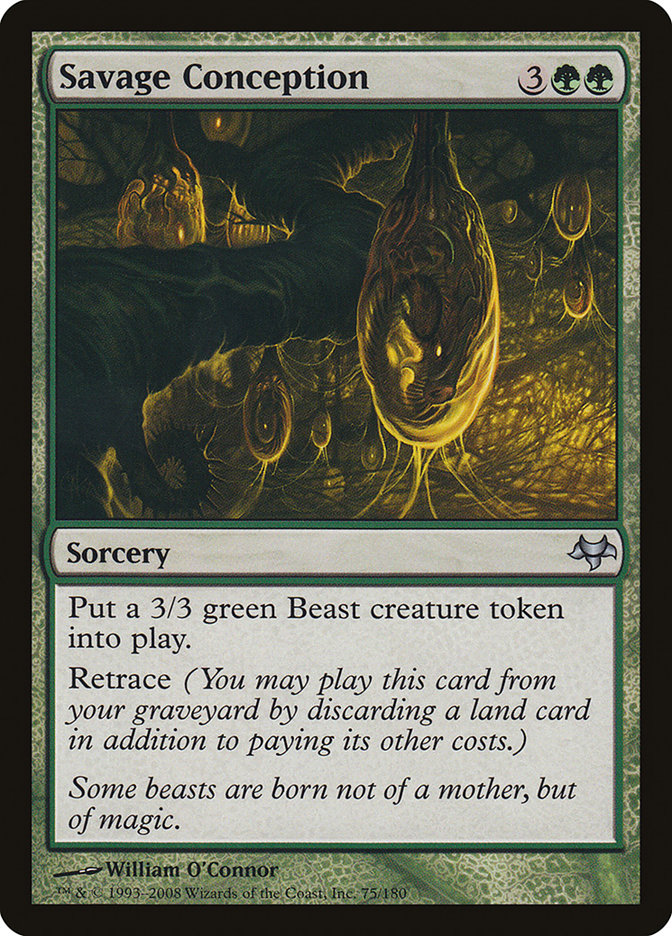 Savage Conception, Eventide Card Art