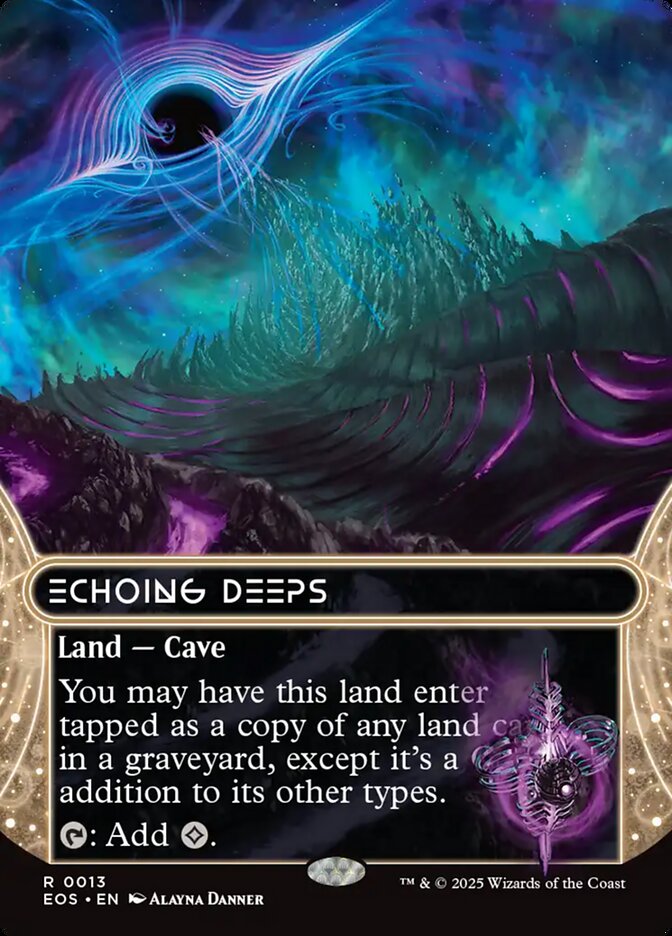 Echoing Deeps, Edge Of Eternities: Stellar Sights Card Art