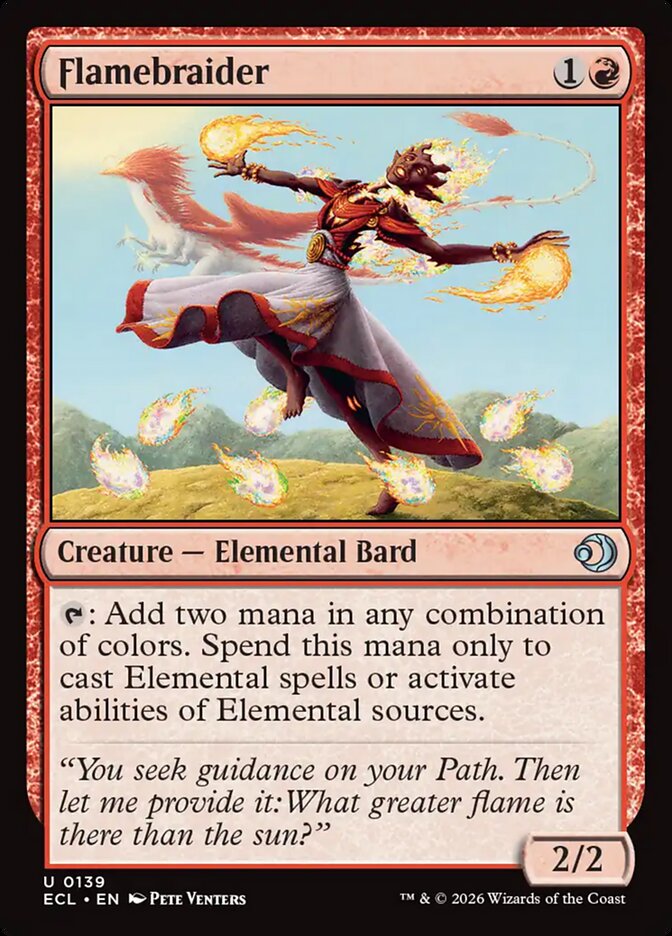 Flamebraider, Lorwyn Eclipsed Card Art