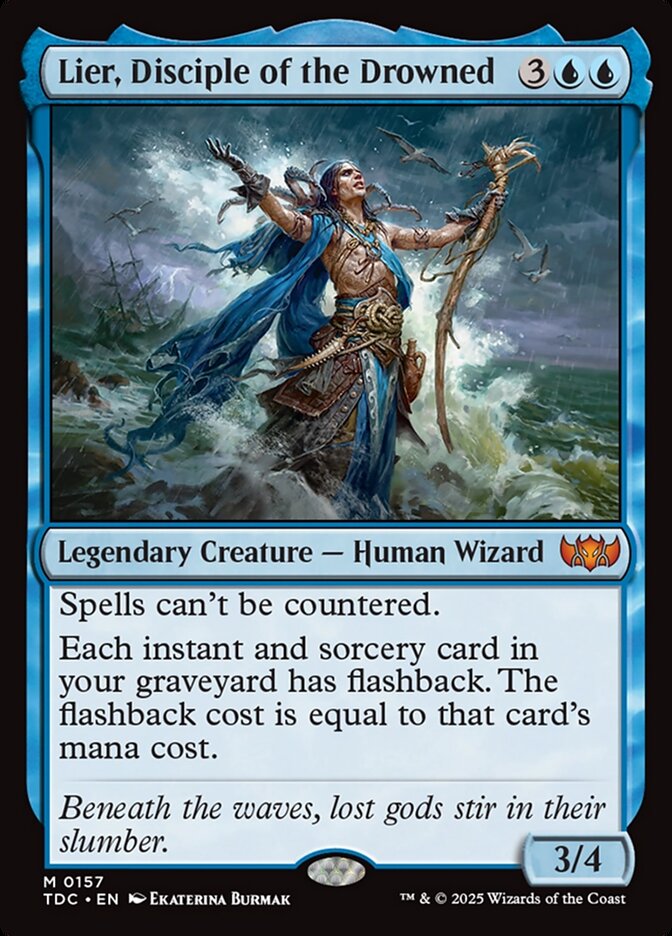 Lier, Disciple of the Drowned, Tarkir: Dragonstorm Commander Card Art