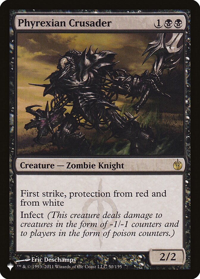 Phyrexian Crusader, The List Card Art