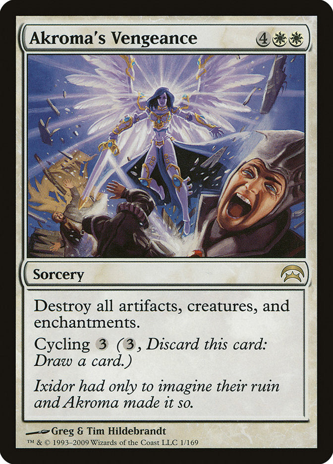 Akroma's Vengeance, Planechase Card Art