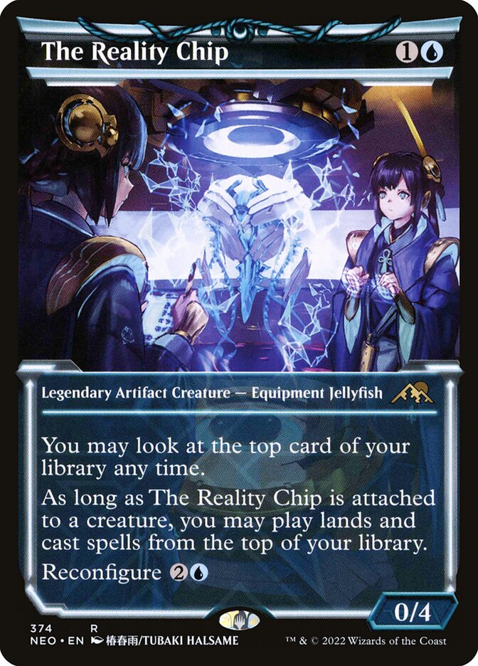 The Reality Chip, Kamigawa: Neon Dynasty Card Art